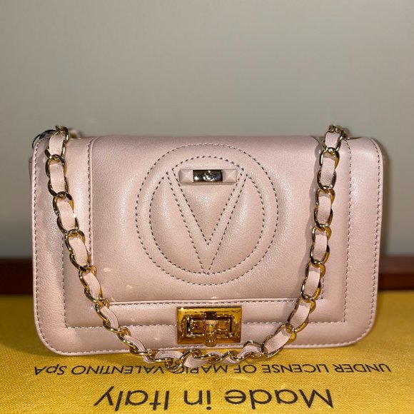 Mario Valentino Handbags - VALENTINO BY MARIO VALENTINO BEATRIZ PINK LEATHER